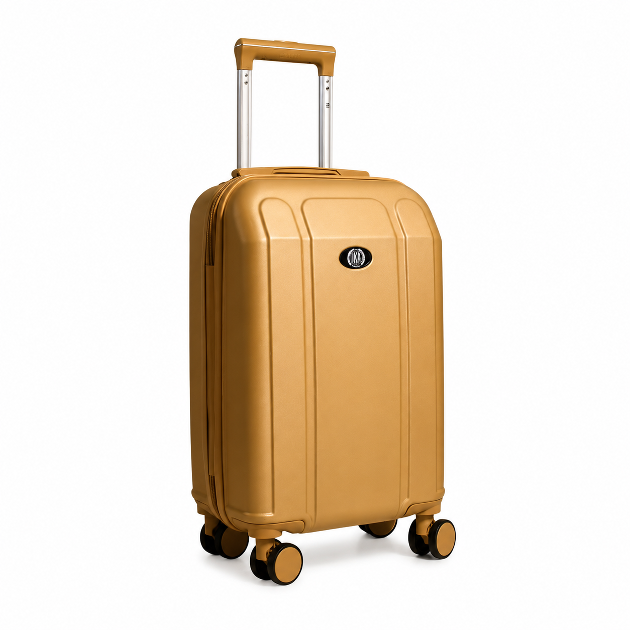 Mala De Viagem Pequena De Bordo 10 Kg ABS Continental Champagne