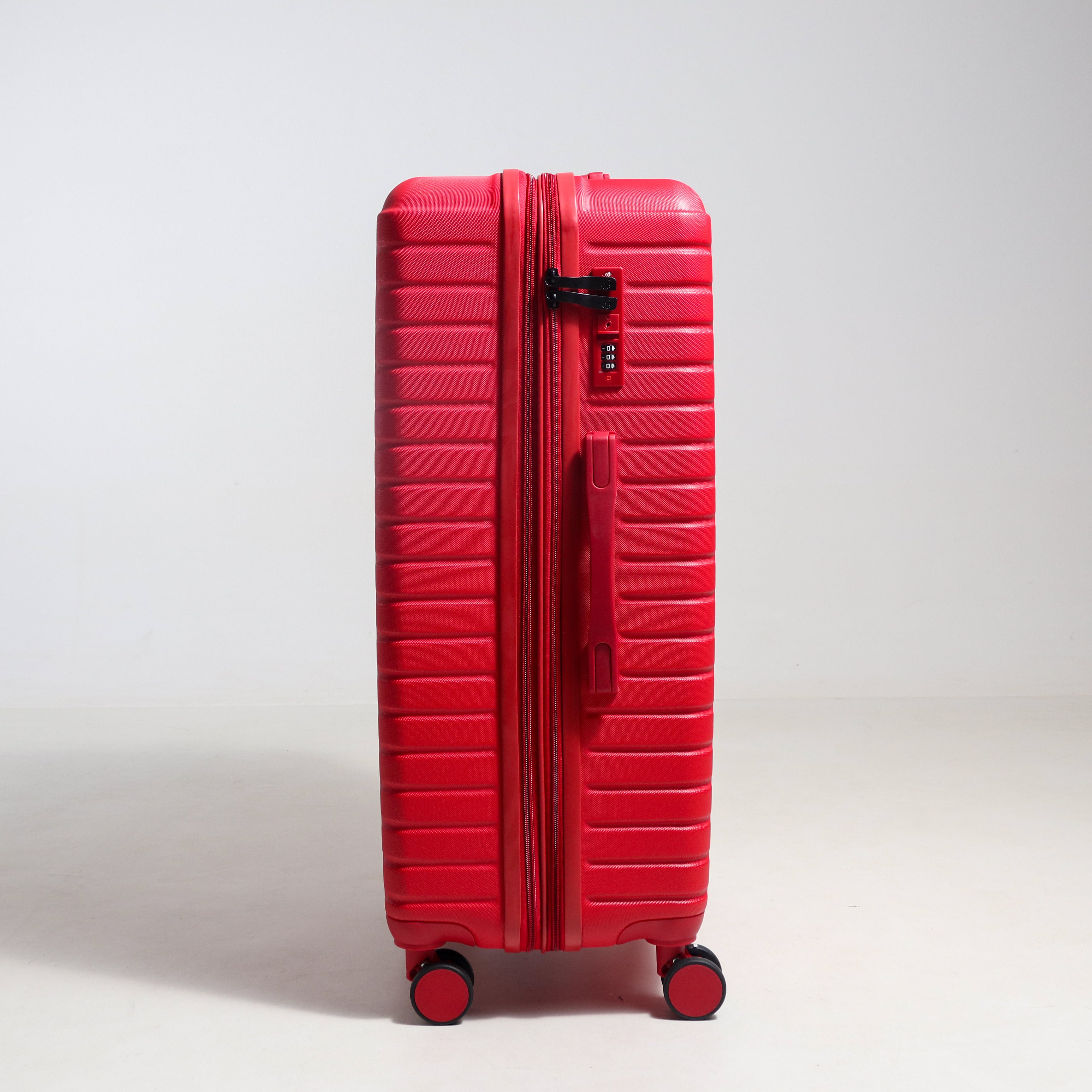 YA−MAN HRF-10TN-RED Mala De Viagem Média 23 Kg Abs Com Expansor Cross Vermelha