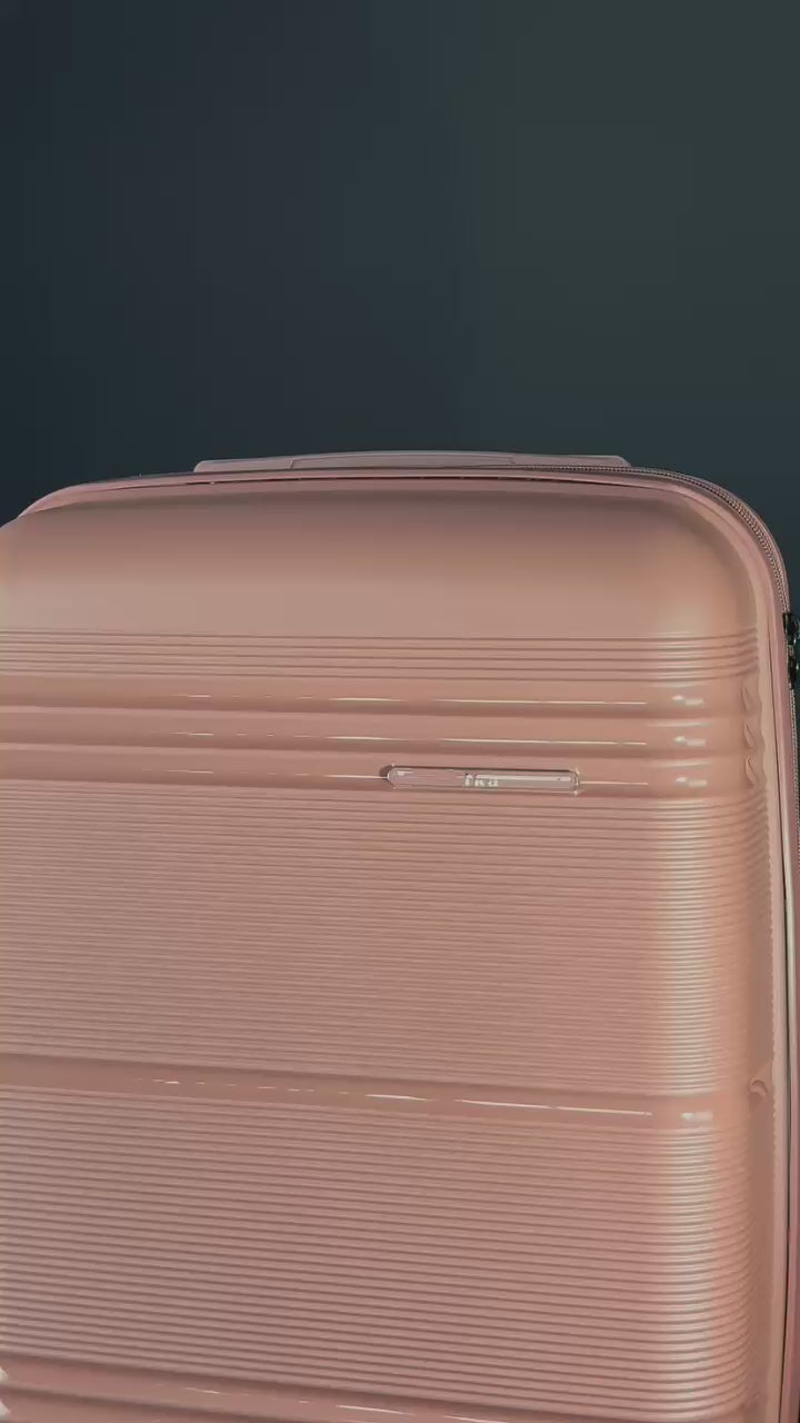 Mala De Viagem Grande 32 Kg Polipropileno Com Expansor Slim Preta