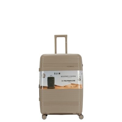 Mala De Bordo Slim Champagne