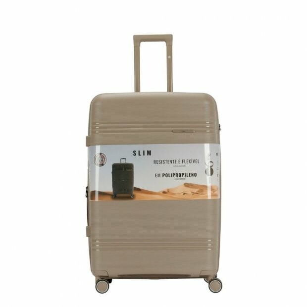 Mala De Bordo Slim Champagne