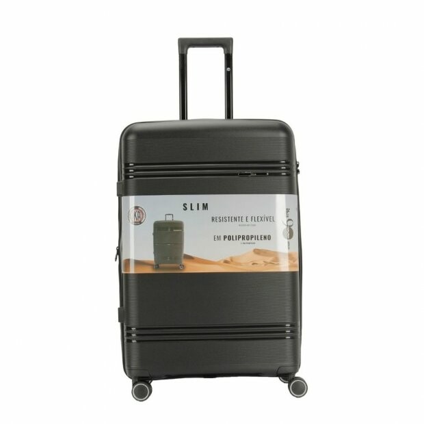 Mala De Viagem Grande Slim Preta